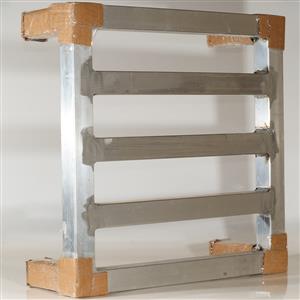 Ready to Ship 24" x 24" x 8" Aluminum Dunnage Rack-1600lb. Capacity