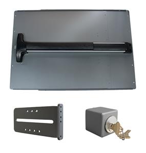 PS52 LockeyUSA Panic Bar Shield Safety Kit 