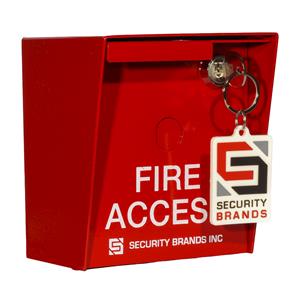 Security Brands Fire Access Box Red for Safety