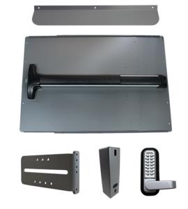 PS62 LockeyUSA  Panic Bar Shield Safety Kit
