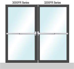 Sentry Safety Panic Bars For Double Doors (3000/3200 UL Fire Rated Series)