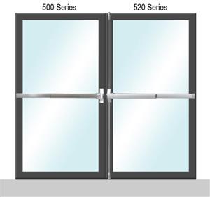 Sentry Safety 500/520 Series Panic Exit Dual Door Application
