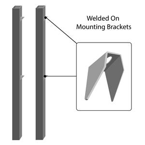Single Slide Gate Posts