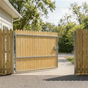 Gate Crafters Vinyl or Wood Single Slat Gate Frame