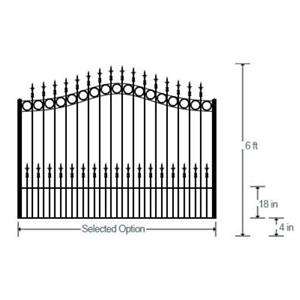 Sweetgrass Estate Gate Single 6ft