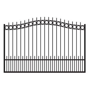 Wildgrass 6 ft. Tall Custom Aluminum Single Swing Driveway Gate - Elegant Estate Entry Gate