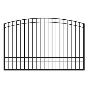 Windermere 6 ft. Tall Custom Aluminum Single Swing Driveway Gate - Premium Estate Entry Gate