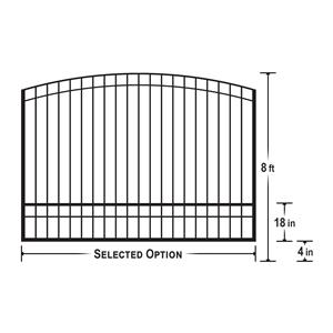 Windermere 8ft (Single) Dimensions