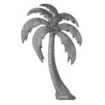 Decorative Aluminum Palm Tree (Bending Right)