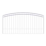 2 Top Bars to Follow Curve Single Gate