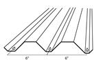 .050 Full Aluminum Hurricane Shutter Panel for Windows or Doors