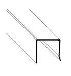 Heavy 2 inch U Header-Hurricane Shutters Hardware
