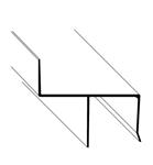 H Channel Header Hurricane Shutters Hardware with 3