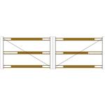 Gate Crafters Custom 3 Rail Dual Farm Gate Frame Kit - Over 65 inches* 