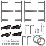 Gate Crafters Custom 3 Rail Dual Farm Gate Frame Kit
