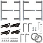 Gate Crafters Custom 3 Rail Dual Farm Gate Frame Kit - Over 65 inches* 