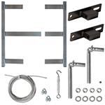 Gate Crafters Custom 3 Rail Single Farm Gate Frame Kit - Over 65 inches
