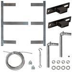 Gate Crafters Custom 3 Rail Single Farm Gate Frame Kit