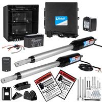 GTO Linear Pro SW3002XLS Dual Swing Gate Opener with Free Extra Remote - AC Charging Option