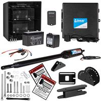 GTO/Linear Pro SW4000XLS Single Swing Gate Opener Kit with Free Extra Remote - AC Charging Option