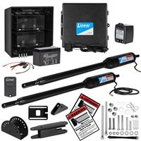 GTO/Linear Pro SW4002XLS Dual Swing Gate Opener with Free Extra Remote - AC Charging Option
