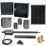 Apollo TITAN Solar Single Swing Gate Opener Kit W/ Free Receiver & Remote - W/ 30 Watt Panel