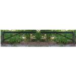 Custom Length Dual Aluminum Forestry Gate from 24 Feet to 32 Feet in Length