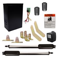 Estate Swing E-S 1000H Automatic Dual Swing Solar Gate Opener for Driveways with Free Extra Remotes - AC Charging Option