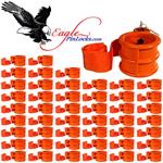 Eagle King Pin Locks - Heavy Duty Solid Steel Keyed Alike Lock for Trailers, RVs, Boats & Campers (Kit of 48)