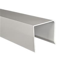 Heavy 2-inch U Header - Hurricane Shutter Hardware