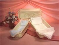 Hoegh 28" Medium Regular Style Pet Casket - Single Wall Dog Burial Casket