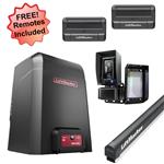 Liftmaster HDSL24UL Heavy-Duty Single Slide Gate Opener Kit - Gate Opener Kit + 2 Free Remotes