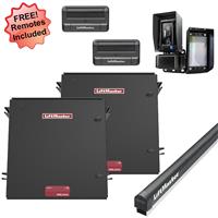 LiftMaster INSL24UL 24VDC Continuous Duty Industrial Dual Slide Gate Operator - Gate Opener Kit + 2 Free Remotes