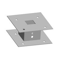 LiftMaster MSEL Steel Mounting Stand for SL3000UL Slide Gate Openers