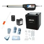 GTO/Linear Pro PROSW2000XLS AC or Solar Single Swing Gate Opener Kit with Free Extra Remote - AC Charging Option