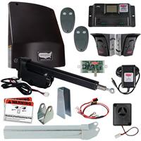 USAutomatic Ranger 500 AC or Solar Single Swing Gate Opener Kit - AC Charging Option
