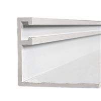 BERTHA Reverse F Track - Studless Angle - Hurricane Shutter Hardware