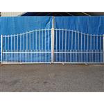 Ready to Ship Dual Swing Driveway Gate 15 ft Long Made in USA