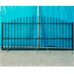 Ready to Ship Single Swing Driveway Gate 11 ft Long Made in USA