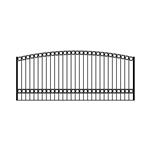 Ready to Ship Single Swing Driveway Gate 13 ft Long Made in USA