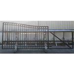 Ready to Ship Half Dual Slide Driveway Gate Made in USA