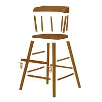 Sargents Sons Disassembled DIY Clear Youth Chair