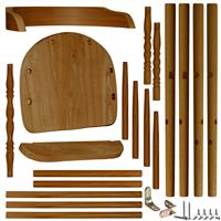 Sargents Sons Disassembled DIY Clear Youth Chair