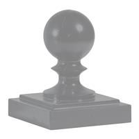 Aluminum Ball Gate Post Cap (4 in. x 4 in.) - Raw