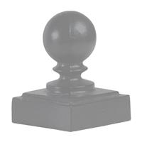Aluminum Ball Gate Post Cap (3 in. x 3 in.) - Raw