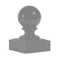 Aluminum Ball Gate Post Cap (2 in. x 2 in.) - Raw