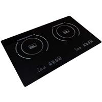 True Induction TI-2B Built-in 858UL Certified, 23-inch Dual Induction Cooktop 1800W Glass-Ceramic Top