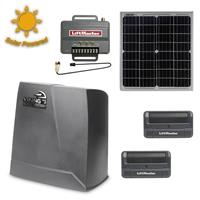 Viking K2 Residential Solar Single Slide Gate Operator with SPS - LiftMaster Security+ 2.0 Code + 2 Free Remotes