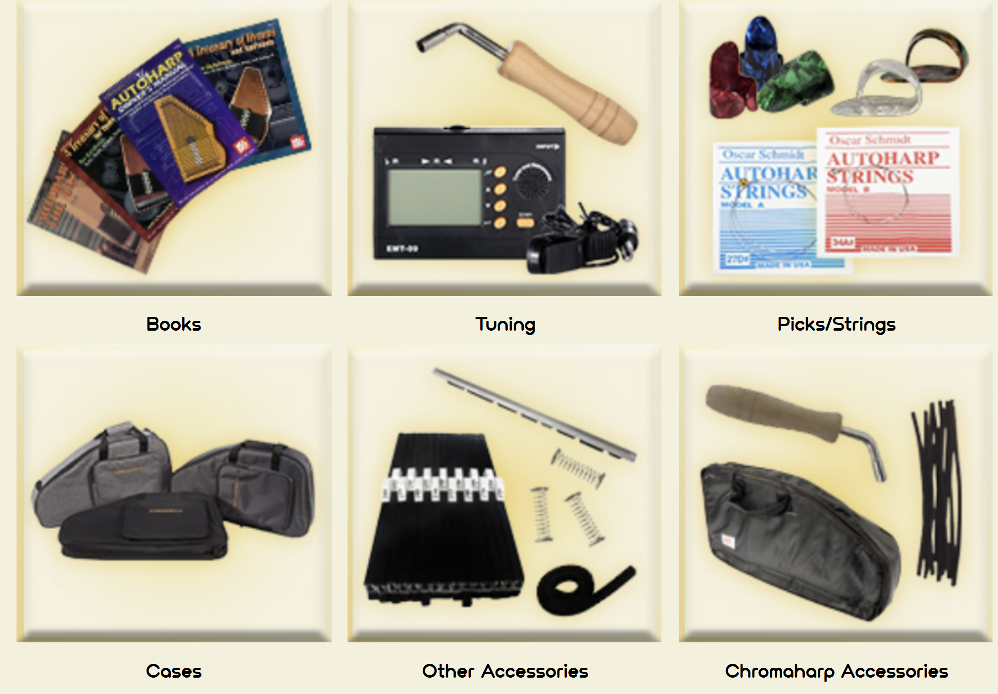 Shop Accessories for 15 Chord, 21 Chord, Electric Autoharp by