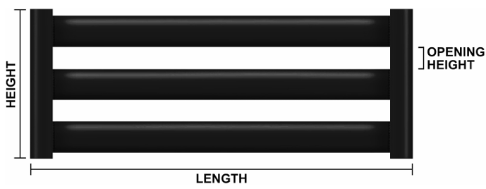 width height